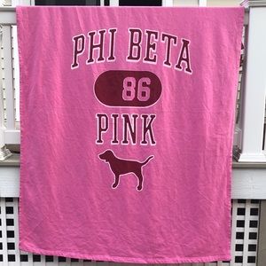 Victoria Secret Pink Throw Blanket